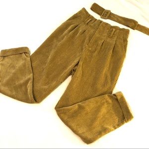 Wild Fable cuffed and pleated waist corduroy pants